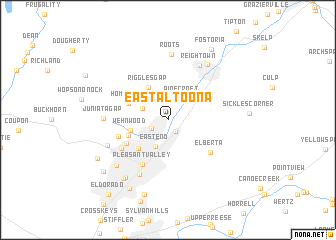 map of East Altoona