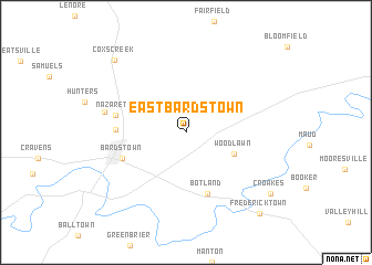 map of East Bardstown