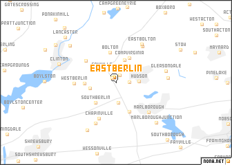 map of East Berlin