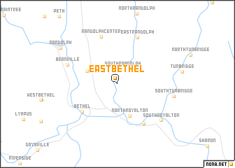 map of East Bethel