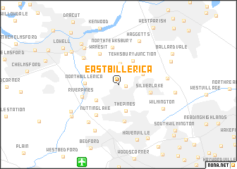 map of East Billerica