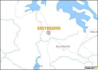 map of Eastbourne