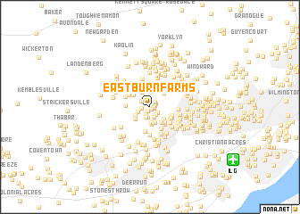 map of Eastburn Farms