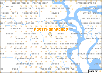 map of East Chandrahār
