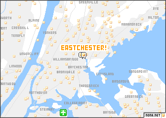 map of Eastchester