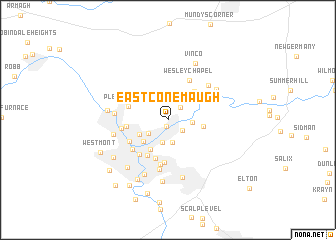 map of East Conemaugh