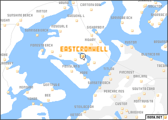 map of East Cromwell