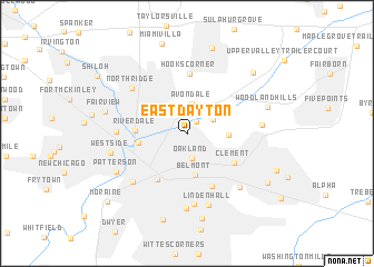 map of East Dayton