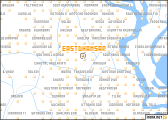 map of East Dhāmsār