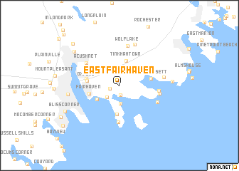 map of East Fairhaven