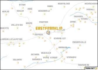 map of East Franklin