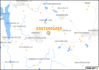 map of East Gardner