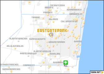 map of East Gate Park