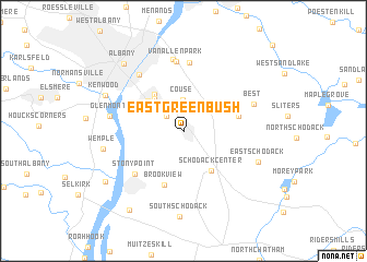 map of East Greenbush