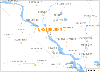 map of East Haddam
