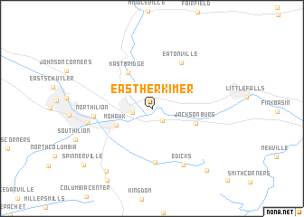 map of East Herkimer