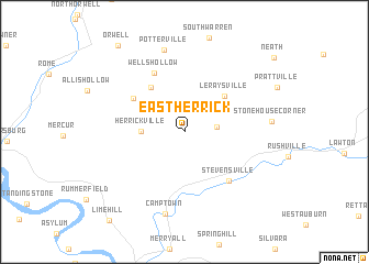 map of East Herrick