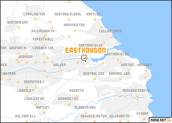 map of East Howdon