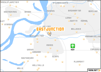 map of East Junction