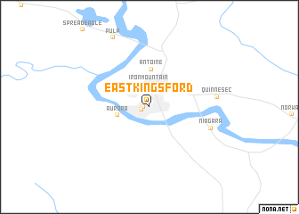 map of East Kingsford