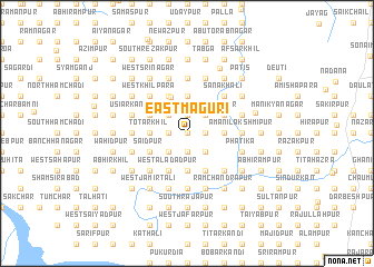 map of East Māguri