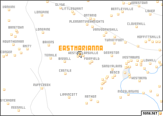 map of East Marianna