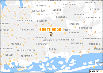 map of East Meadow