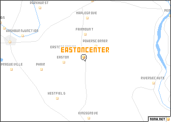 map of Easton Center