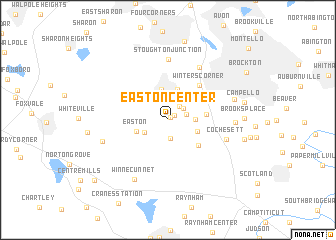 map of Easton Center