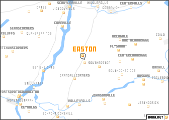 map of Easton