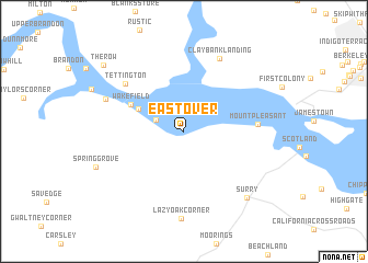 map of Eastover