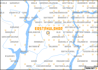 map of East Phulahār