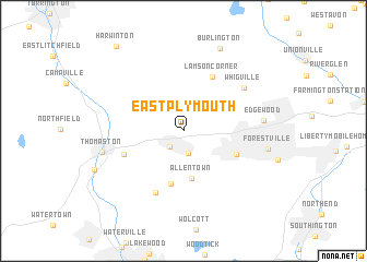 map of East Plymouth