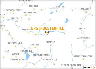 map of East Poestenkill