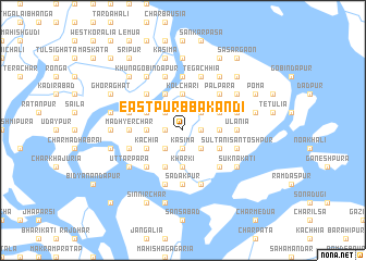 map of East Purbba Kāndi