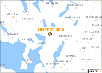 map of East Raymond