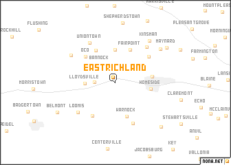 map of East Richland