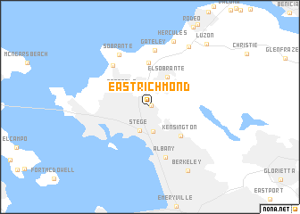 map of East Richmond