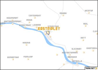 map of East Ripley