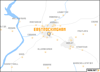 map of East Rockingham