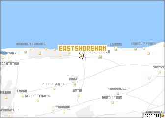 map of East Shoreham
