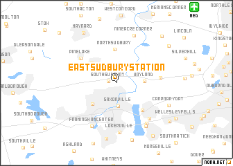 map of East Sudbury Station