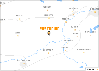 map of East Union