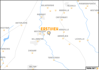 map of East View