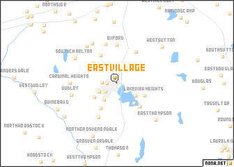 map of East Village