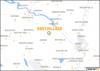 map of East Village