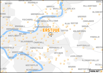 map of Eastvue