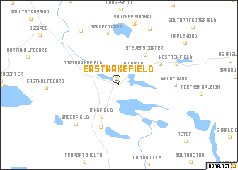 map of East Wakefield