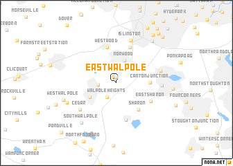 map of East Walpole