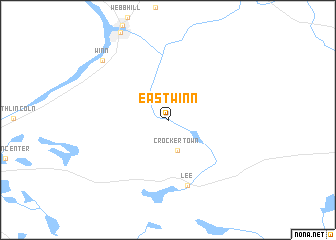 map of East Winn